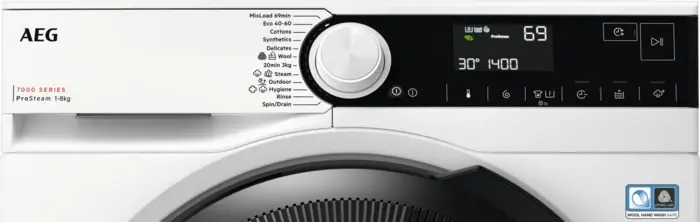 Aeg LFR73844BE + TR8384E mosógép + szárító kép 7