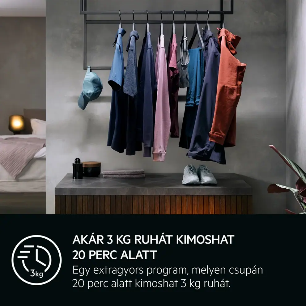 Aeg LFR73944E ProSteam® 7000 Elöltöltős mosógép, gőzfunkció, ÖKOInverter motor kép 6
