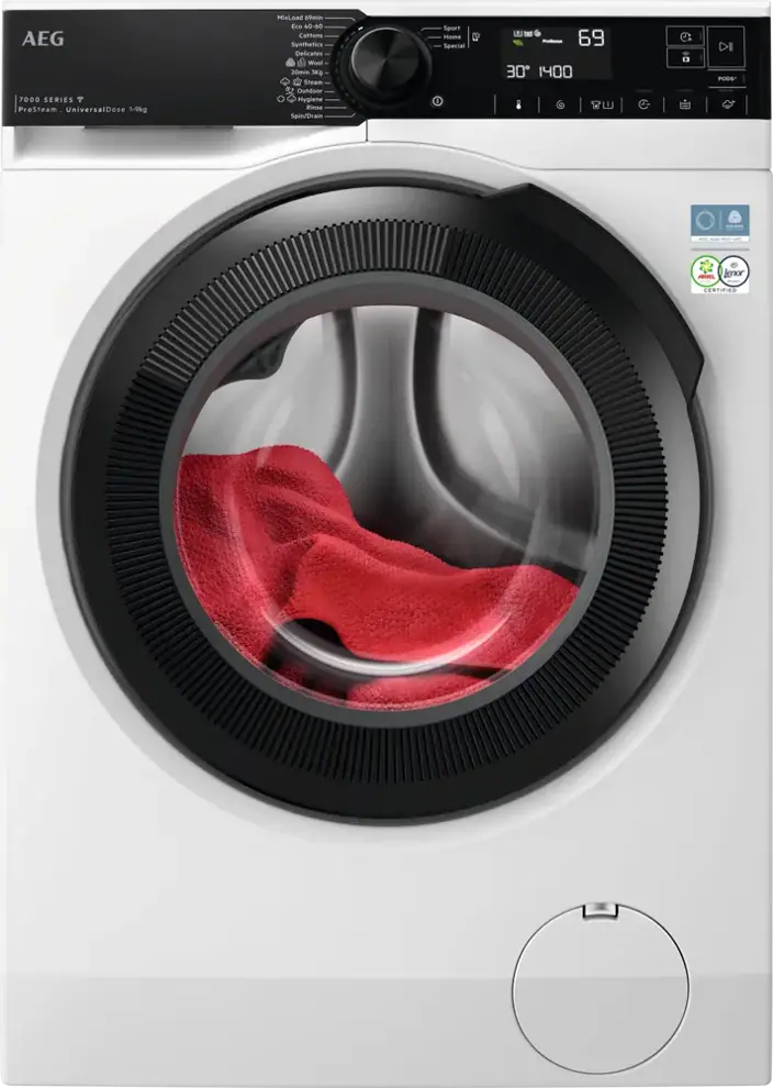 Aeg LFR73944FQE ProSteam® 7000 UniversalDose Elöltöltős mosógép, gőzfunkció, ÖKOInverter motor Fő kép