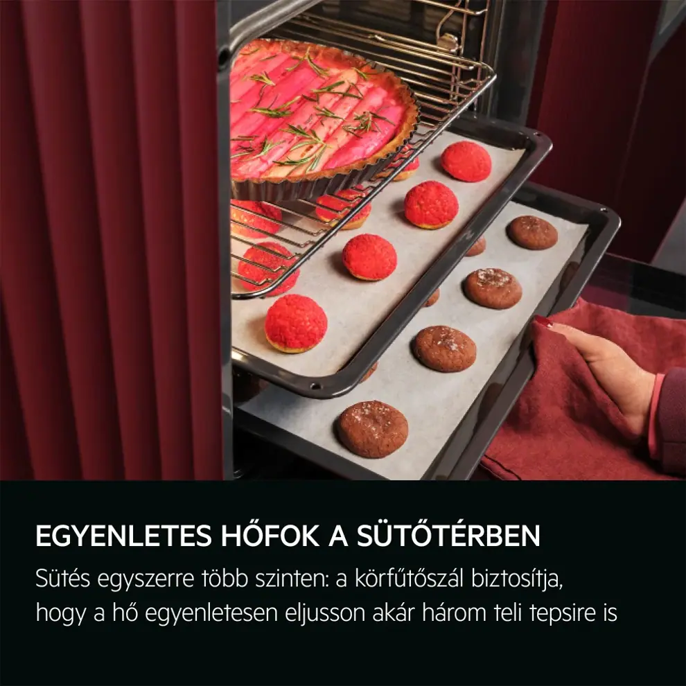 Aeg OA5CB31SM SurroundCook/SteamBake 5000 gőzsütő, katalitikus öntisztító hátfal/aqua clean tisztítással kép 4