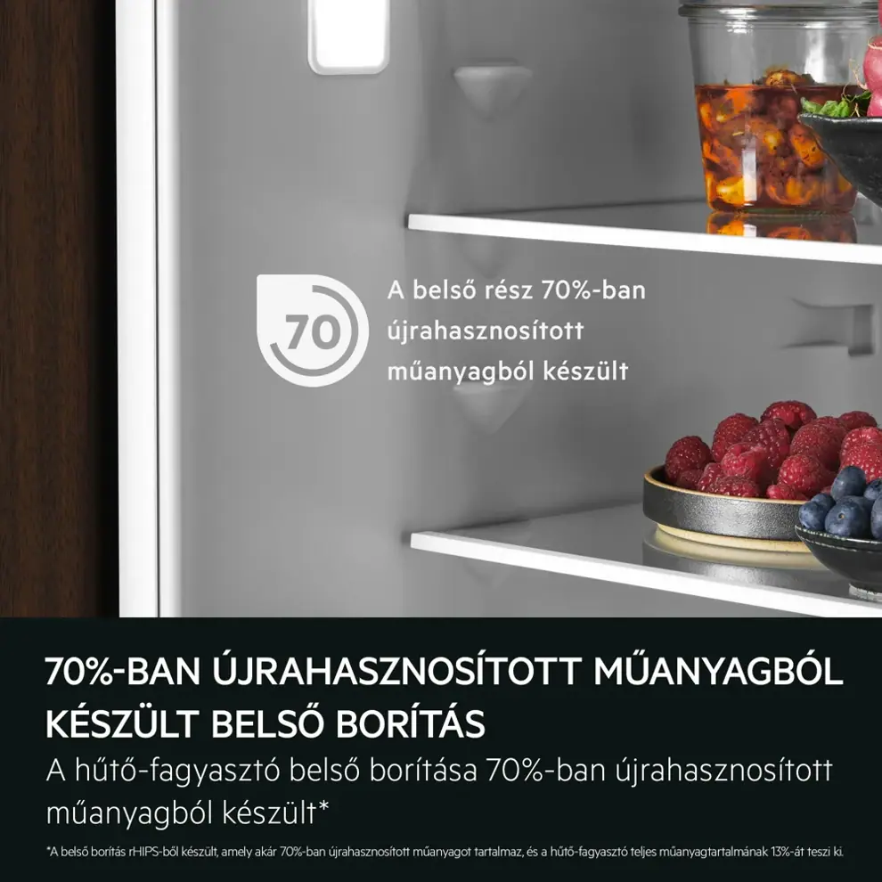 Aeg OSC7N181ES Beépíthető Hűtő alulfagyasztós NF kép 3