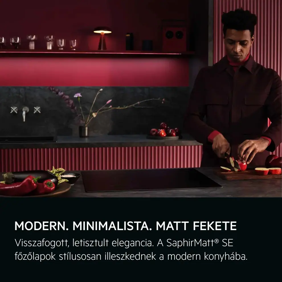 Aeg TO84IA0FIT 5000 Indukciós főzőlap, SaphirMatt® SE 80 cm kép 2