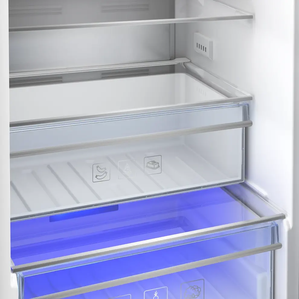 Beko BCNA306E4SN beépíthető alulfagyasztós hűtőszekrény kép 5