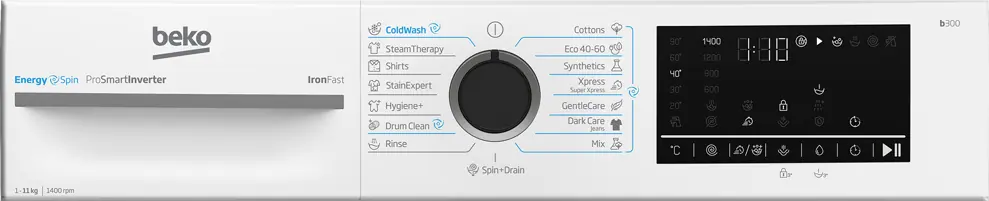Beko BM3WFST411415W elöltöltős mosógép kép 6