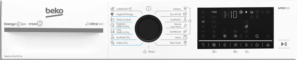 Beko BM5DFT48447W mosó-szárítógép kép 8