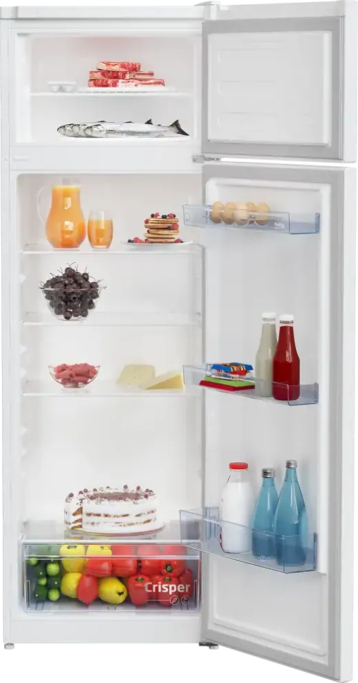 Beko RDSA280K40WN felülfagyasztós hűtőszekrény kép 3