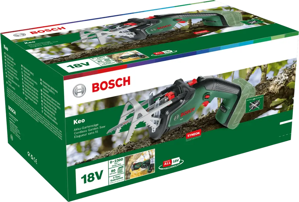 Bosch 0600861A01 KEO akkus kerti kézifűrész (akku és töltő nélkül) kép 2