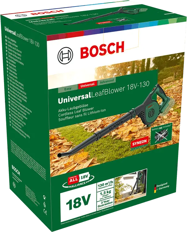Bosch 06008A0601 UniversalLeafBlower 18V Akkus lombfúvó (akku és töltő nélkül) kép 4