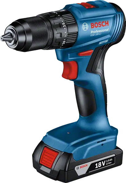 Bosch 06019K3100 GSB 185-Li akkus ütvefúró-csavarozók (2x GBA 18V 2,0Ah akkuval + GAL 18V-20 töltővel) kép 2