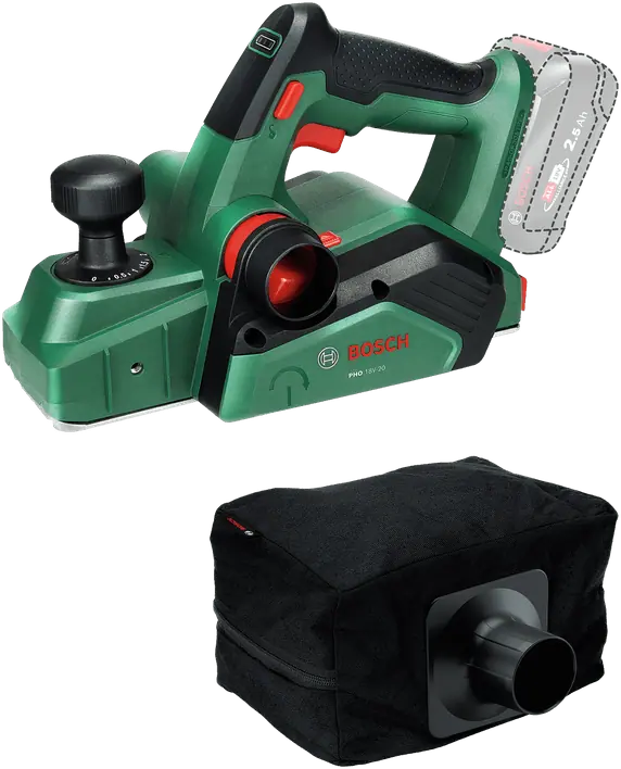 Bosch 06032A4200 PHO 18V-20 kézi akkus gyalu (akku és töltő nélkül) kép 2