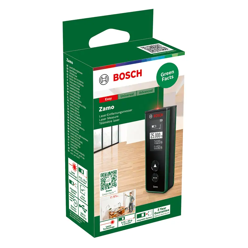Bosch 0603672900 Zamo IV digitális lézeres távolságmérő  kép 7