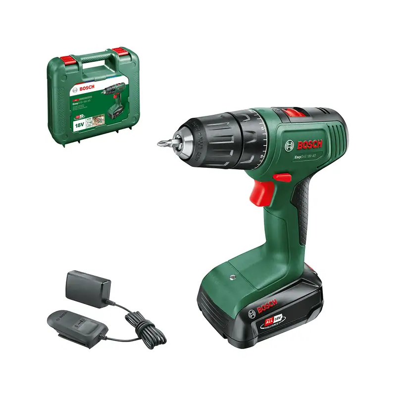 Bosch 06039D8004 Easydrill 18V-40 Akkus fúrócsavarozó (1x 2,0Ah) + AL18V-20 kép 2