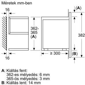 Bosch BFL7221W1 Beépíthető mikrohullámú sütő kép 8