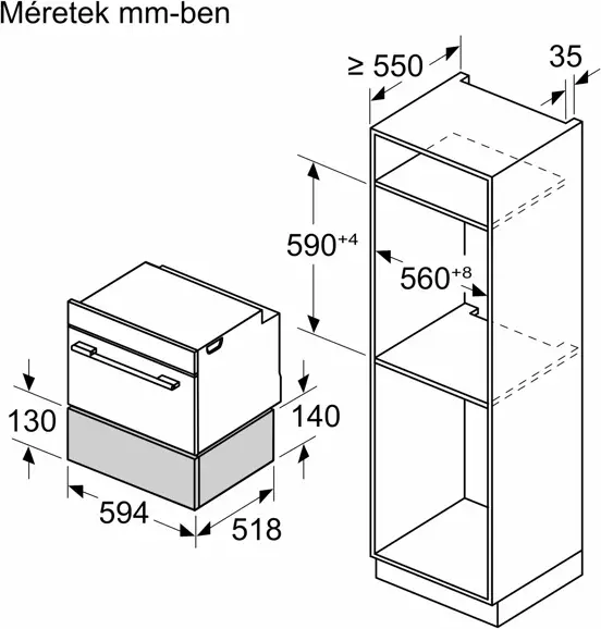 Bosch BIC7101B1 Melegen tartó fiók kép 7