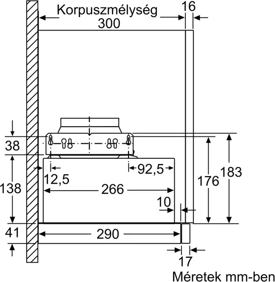 Bosch DFL064W53 kihúzható páraelszívó kép 11