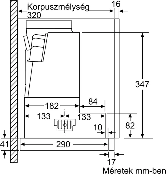 Bosch DFS067A51 Beépíthető páraelszívó kép 9