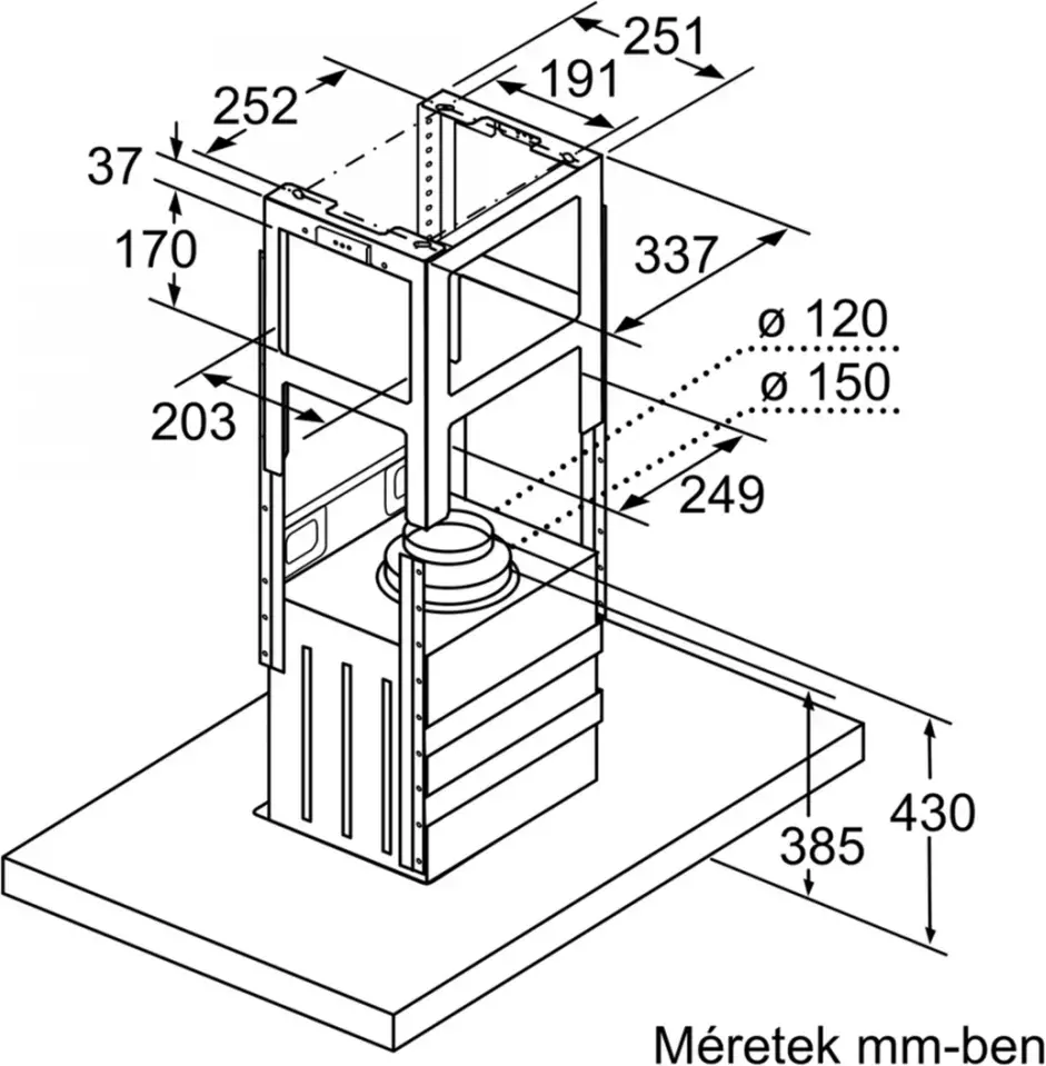 Bosch DIB97IM50 Sziget páraelszívó kép 6