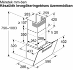 Bosch DWK67FN60  Falra szerelhető páraelszívó kép 13
