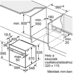 Bosch HBA572EM3 Beépíthető sütő kép 8