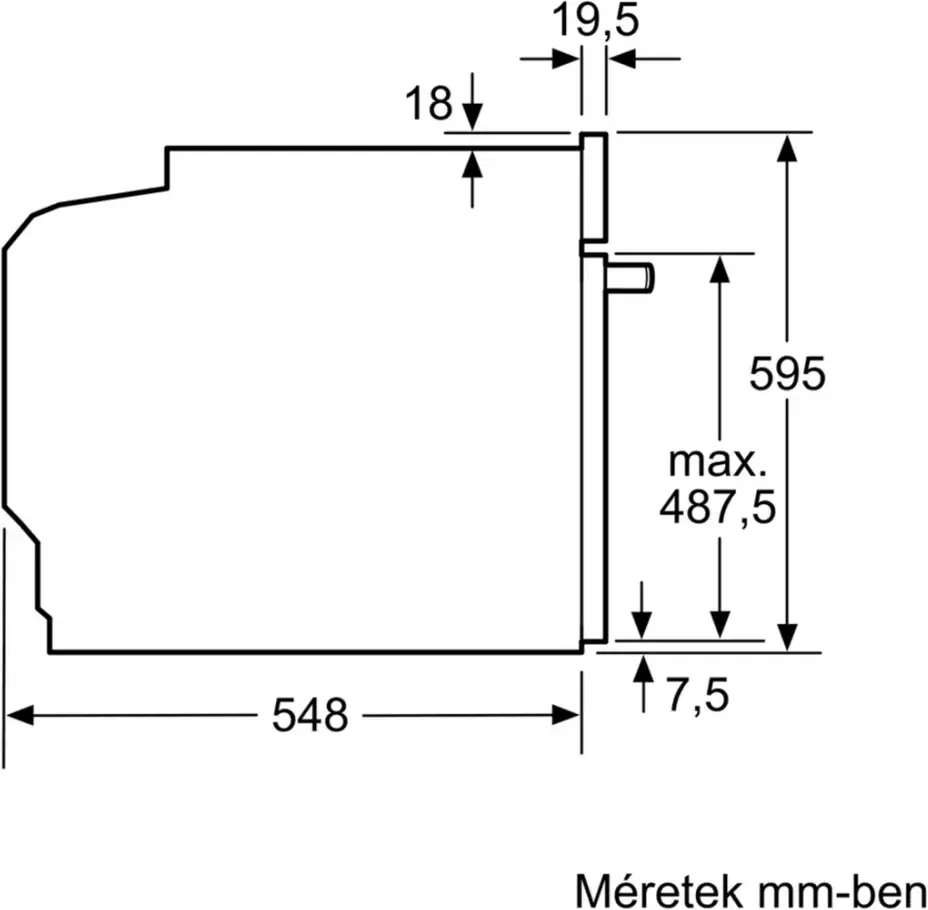 Bosch HBG676EB6 beépíthető önálló sütő kép 9
