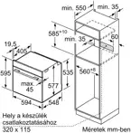 Bosch HBG7721B2 beépíthető önálló sütő kép 8