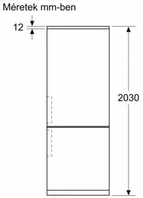 Bosch KGN49LBCF Alulfagyasztós hűtőszekrény kép 8