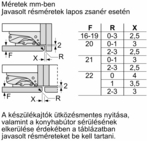 Bosch KIN86VFE0 Beépíthető alulfagyasztós hűtőszekrény kép 9