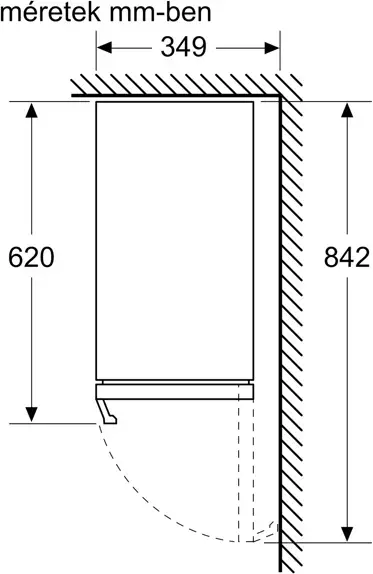 Bosch KUW20VHF0 Aláépíthető Borhűtő kép 8