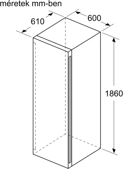Bosch KWK36ABGA borhűtő kép 6
