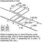 Bosch PKF375FP2E Beépíthető Dominó Kerámia Főzőlap kép 8