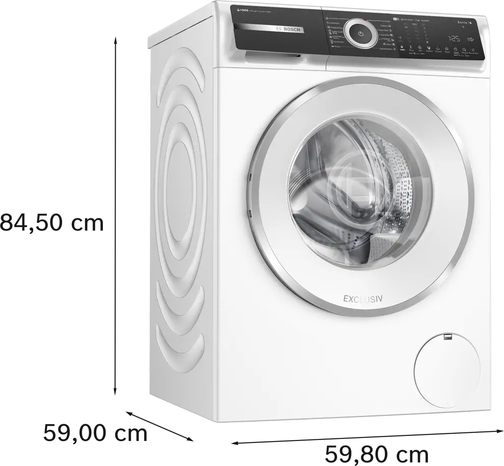 Bosch WGH256A0BY Elöltöltős mosógép kép 7