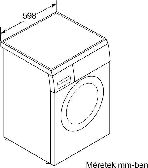 Bosch WUU28T62BY elöltöltős mosógép kép 7