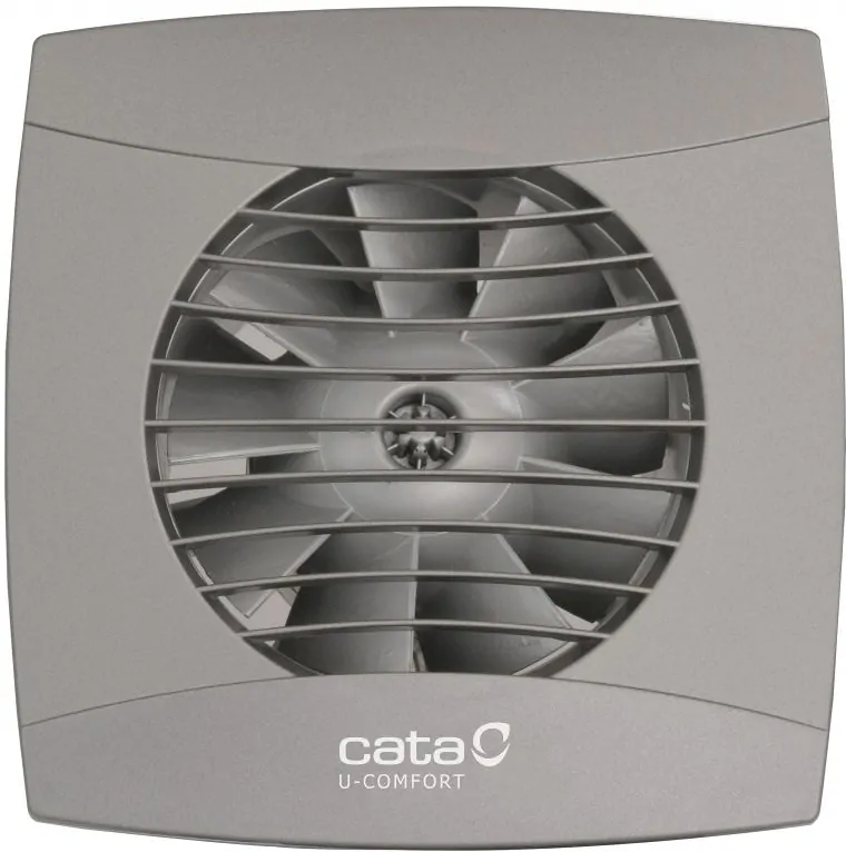 Cata UC-12 Hygro Silver Fürdőszoba és mellékhelyiség szellőztető ventilátorok Fő kép