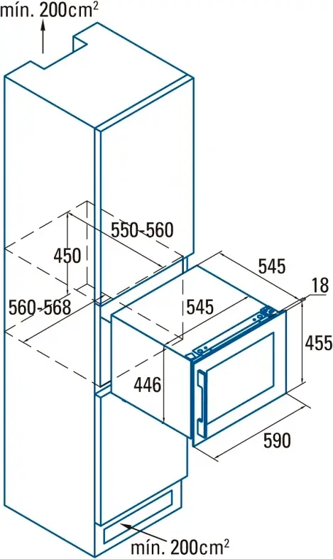 Cata VI-54024 X beépíthető borhűtő kép 2