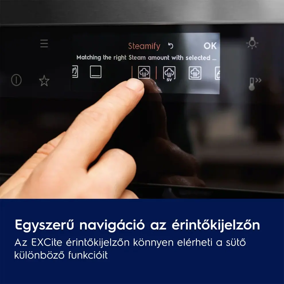 Electrolux EOE8P38X MealAssist 700 sütő, pirolitikus tisztítással kép 2