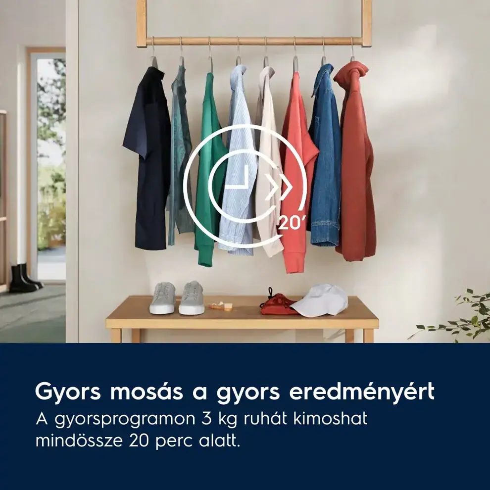 Electrolux EW6F2292E + EW6D295GE mosógép + szárító kép 4