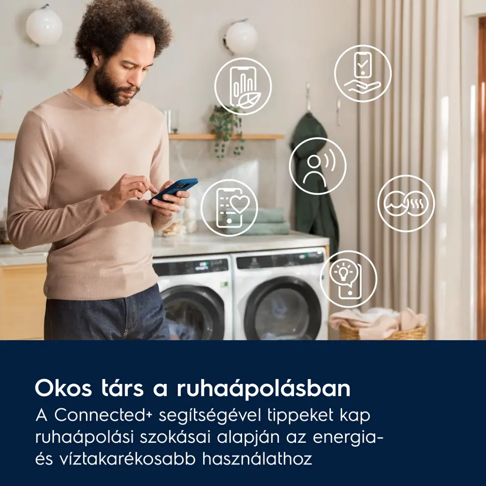 Electrolux EW7D394UCE DelicateCare 700 Szárítógép, Inverter motor kép 2
