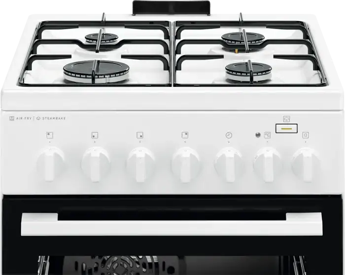 Electrolux LKK560011W Kombi tűzhely, SteamBake kép 2