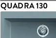 Elleci Quadra 130 G62 bianco antico (LGQ13062) Gránit mosogatótálcák kép 2