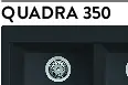 Elleci Quadra 350 G68 bianco (LGQ35068) Gránit mosogatótálcák kép 2