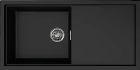 Elleci Sintesi 480 K86 Black inox tartozékokkal Keratek mosogatótálcák Fő kép