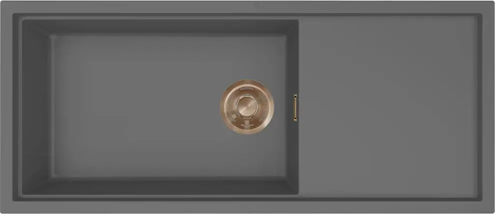 Elleci Sintesi 510 K99 Dark Grey bronz tartozékokkal Keratek Plus mosogatótálcák Fő kép