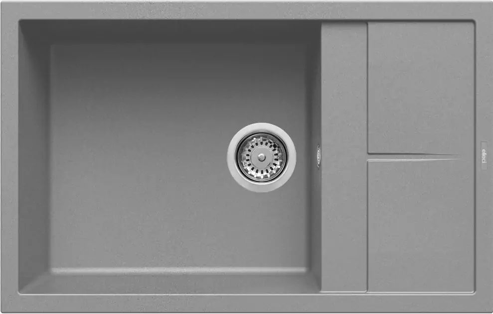 Elleci Unico 310 G48 cemento (LGU31048) Gránit mosogatótálcák Fő kép