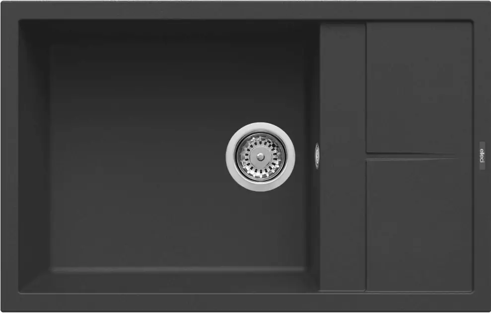 Elleci Unico 310  G40 nero (LGU31040) Gránit mosogatótálcák Fő kép