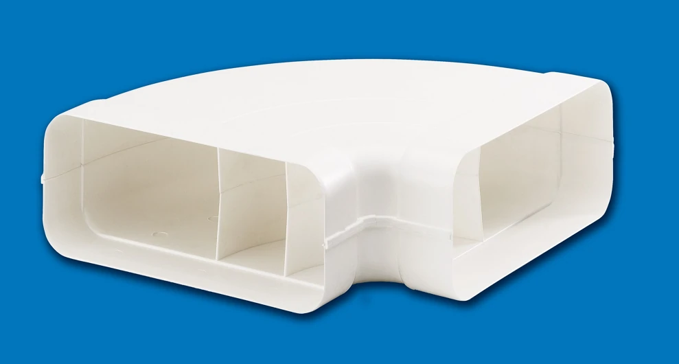 Gonal Lapos csatorna sarok - vízszintes-5 Légtechnikai csövek, elemek és idomok (Webshop) Fő kép