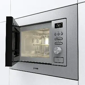 Gorenje BM201AG1X beépíthető mikrohullámú sütő kép 4