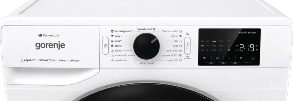 Gorenje W2PNEI94A1SWIFI elöltöltős mosógép kép 10