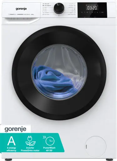 Gorenje W3NGPI61SAS elöltöltős keskeny mosógép Fő kép