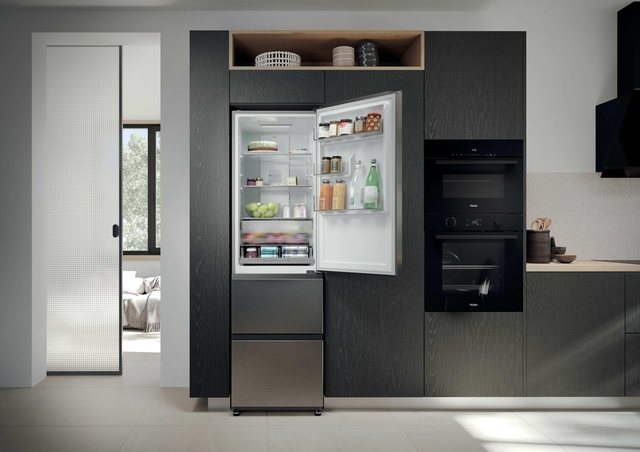 Haier HTR3518ENMX alulfagyasztós hűtőszekrény kép 11