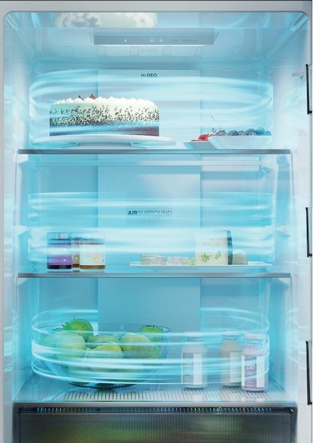 Haier HTR3518ENMX alulfagyasztós hűtőszekrény kép 19